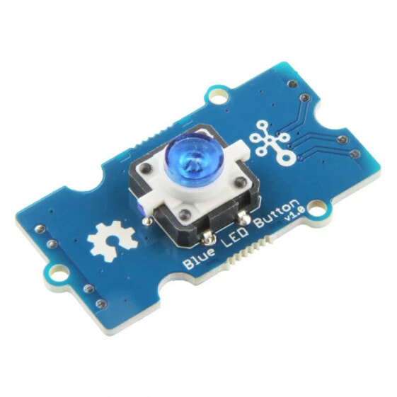 Grove - push button with backlight - blue