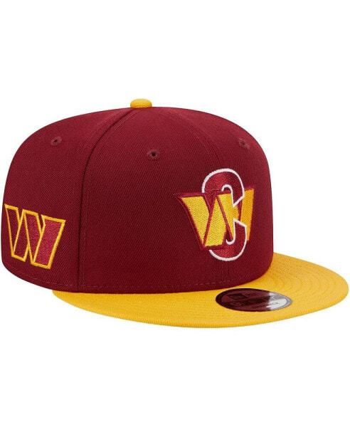 Men's Burgundy/Gold Washington Commanders City Originals 9FIFTY Snapback Hat