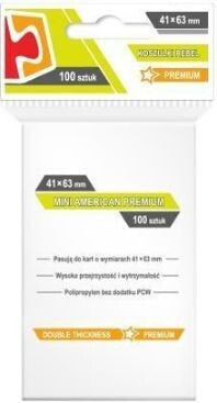 Канцелярские товары для школы REBEL Koszulki Mini American Premium 41x63 (100шт) 90 микронов