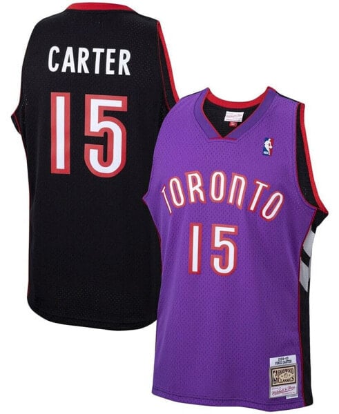 Men's Vince Carter Purple Toronto Raptors 1999-2000 Hardwood Classics Swingman Jersey