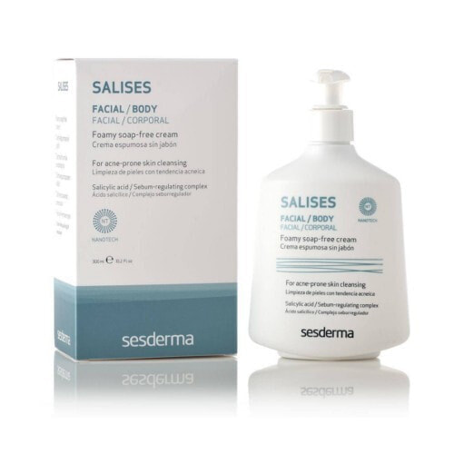 Sesderma Salises Foamy Soap Free Cream Пенящийся крем для умывания с салициловой кислотой для проблемной кожи