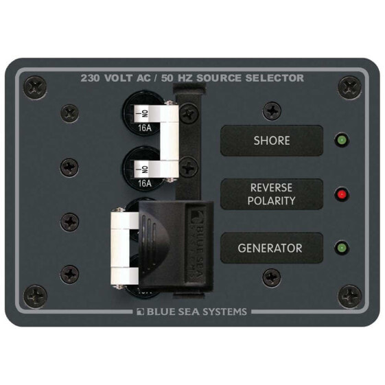 Выбор источника переключатель автоматическое BLUE SEA SYSTEMS 230V/16A Panel