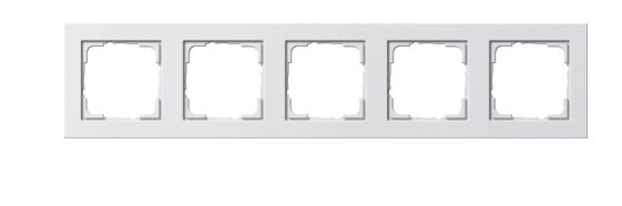 GIRA E2 - White - Thermoplastic - Screwless - 80.8 mm - 366 mm - 9.3 mm