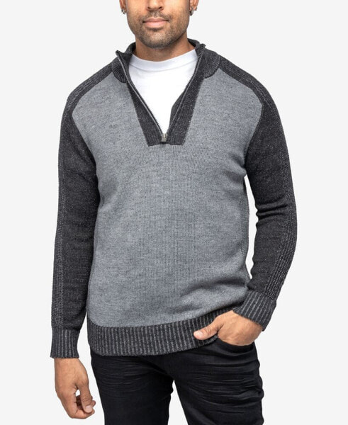 Men's Quarter-Zip Pullover Sweater