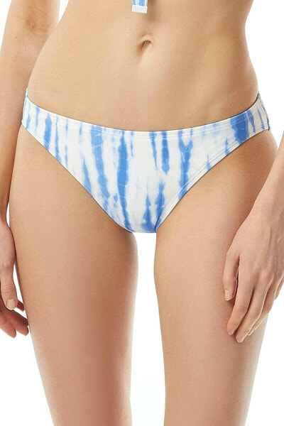 Michael Michael Kors 273315 Tie-Dye Daydream Classic Bikini Bottoms Crew Blue XS