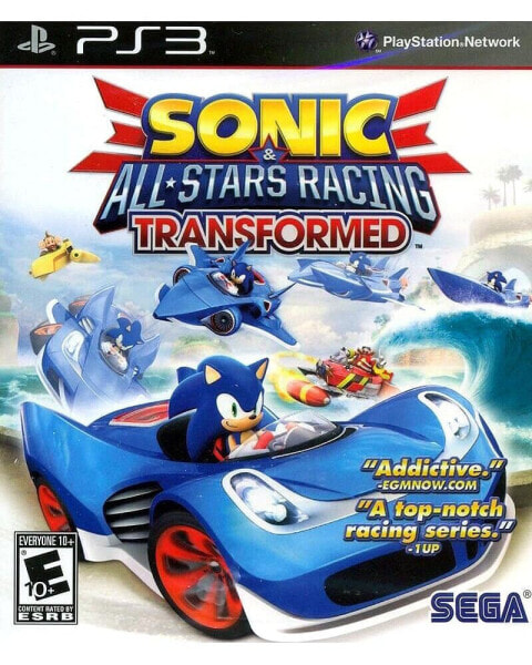 Игра для PlayStation 3 Sega sonic & All-Stars Racing Transformed