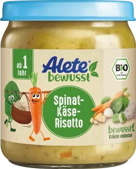 Menü Spinat-Käse-Risotto ab 1 Jahr, 250 g