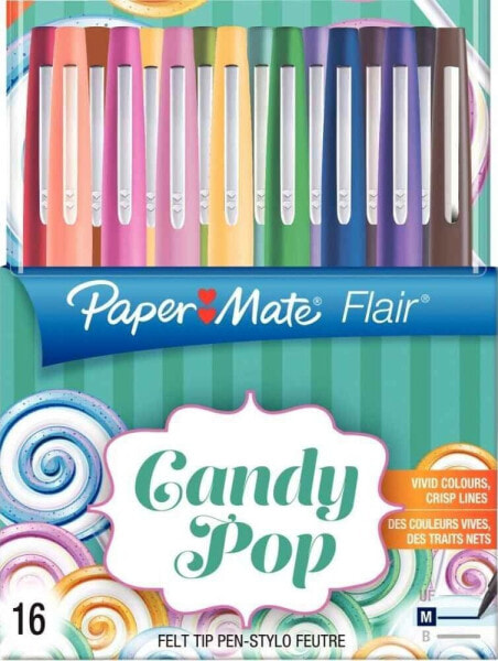 Paper Mate PAPER MATE Faserschreiber Flair CandyPop 16er Wallet