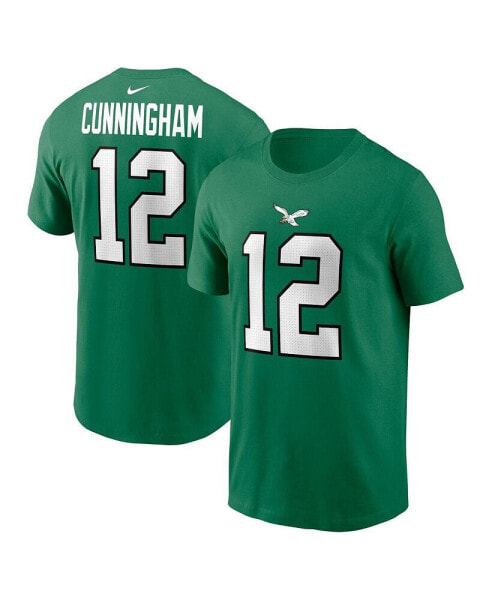 Men's Randall Cunningham Kelly Green Philadelphia Eagles Retired Player Name Number T-Shirt