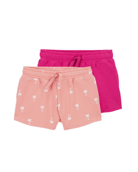 Baby 2-Pack Pull-On French Terry Shorts 3M