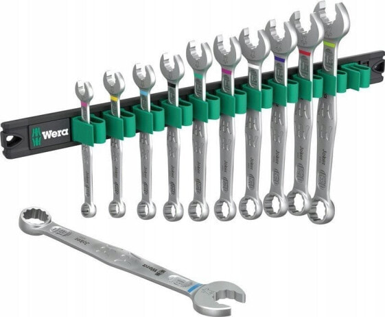 Zestaw narzędzi Wera Wera 9640 magnetic strip 6003 Joker 1, 11 pieces, wrench (combination wrench set)