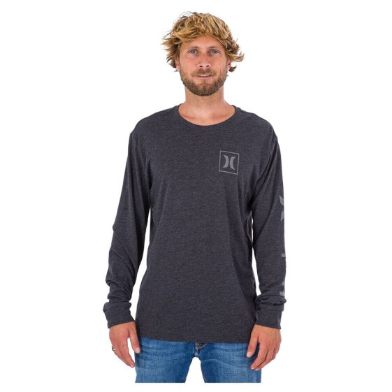 HURLEY Evd One&Solid Icon Long Sleeve T-Shirt
