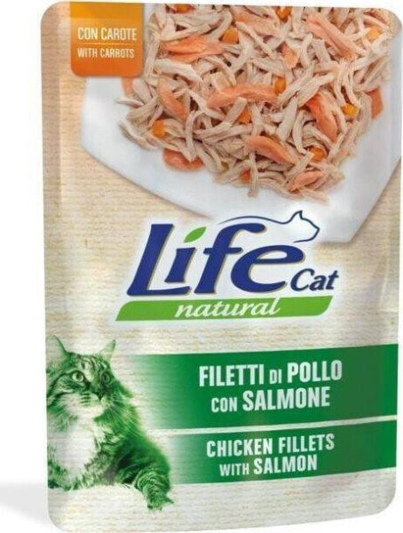 Life Pet Care LIFE CAT sasz.70g CHICKEN + SALMON + CARRORTS /30