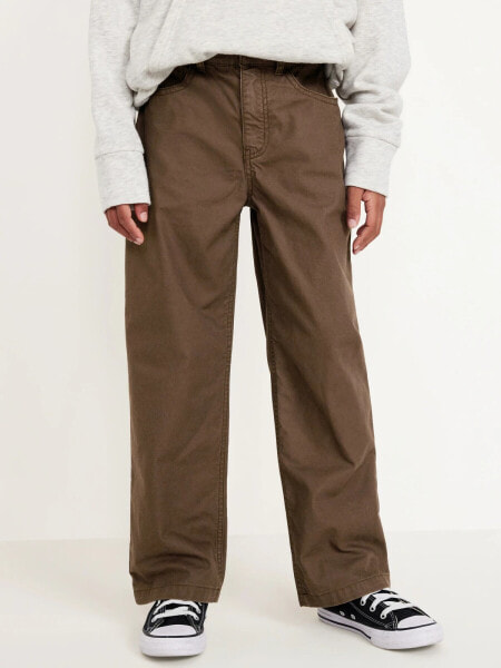 Baggy Non-Stretch Carpenter Pants for Boys