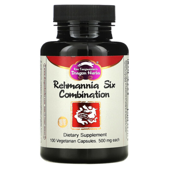 Капсулы Драконовые Травяные Экстракты Rehmannia Six Combination, 500 мг, 100 шт