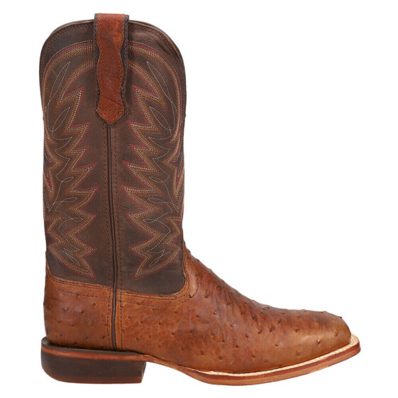 Ботинки мужские Durango Full Quill Ostrich Square Toe Cowboy коричневые DDB0274