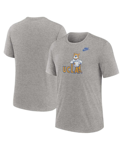 Men's Heather Gray UCLA Bruins Blitz Evergreen Legacy Primary Tri-Blend T-Shirt