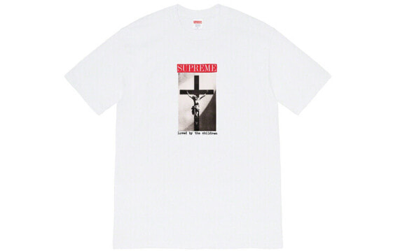 Supreme SS20 Week 1 Loved By The Children Tee 图案印花短袖T恤 男女同款 白色 送礼推荐 / Футболка Supreme SS20 Week 1 Loved By The Children Tee T SUP-SS20-324
