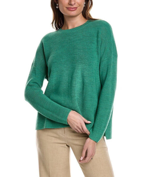 Eileen Fisher Boxy Wool Sweater Women's