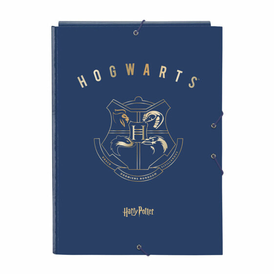 Папка для школьных тетрадей Harry Potter Magical коричневый темно-синий A4 (26 х 33,5 х 2,5 см)