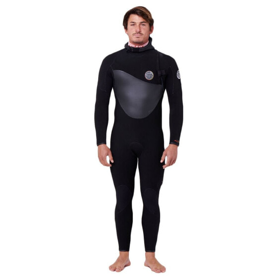 RIP CURL Flashbomb Heat Seeker Hood Long Sleeve Free Zip Wetsuit 5/4 mm