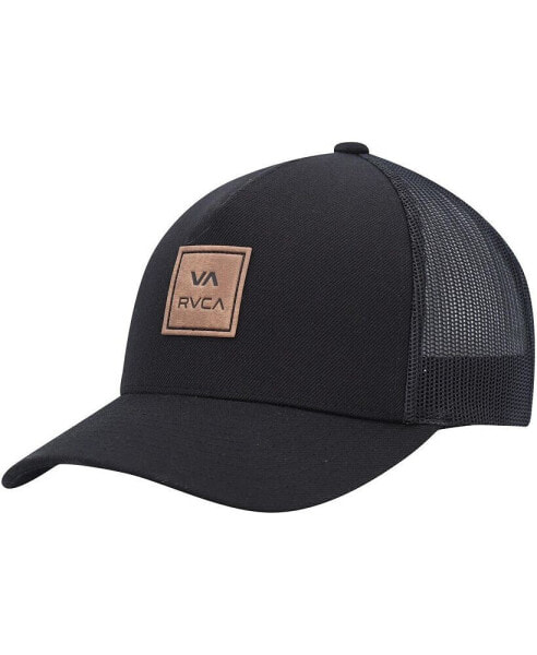 Men's Black VA All The Way Trucker Snapback Hat