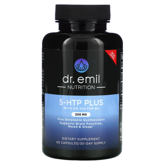 Витамины Dr Emil Nutrition 5-HTP Plus с кофактором B6, 60 капсул