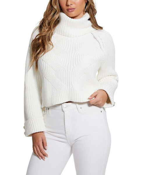 Women's Lois Cable-Knit Turtleneck Sweater