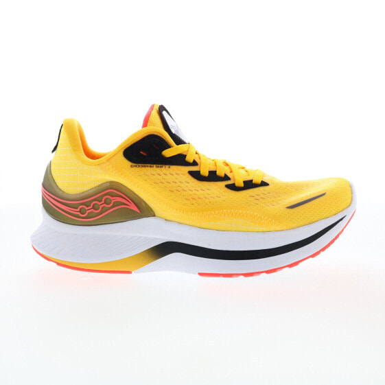 Saucony Endorphin Shift 2 S10689-16 Womens Yellow Canvas Athletic Running Shoes