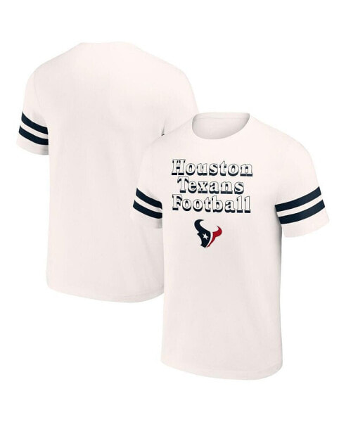Men's NFL x Darius Rucker Collection by Cream Distressed Houston Texans Vintage-Like T-shirt