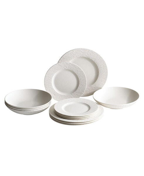 Manufacture Rock 12-Pc. Dinnerware Set