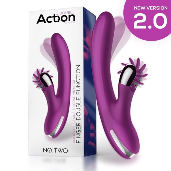 No. Two Finger Vibrator with Rotating Wheel