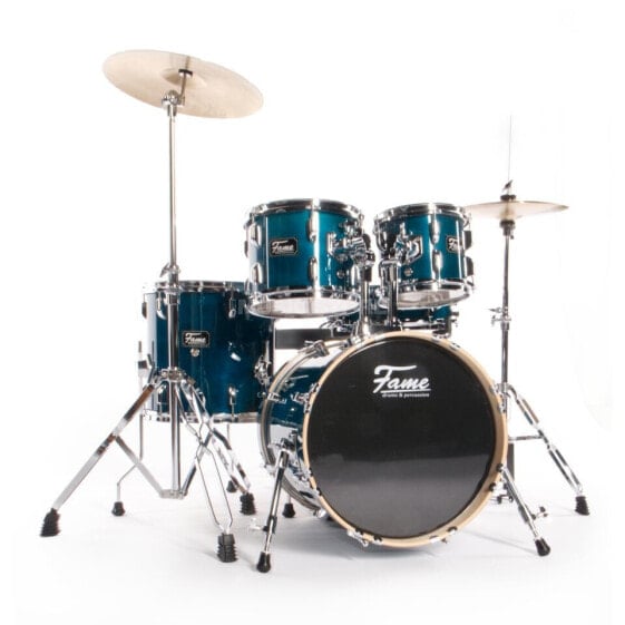 Fame JBKB1605HW Maple Standard Jungle 5-Piece Drum Kit (Ocean Blue)