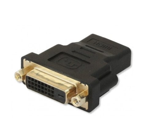 Techly IADAP-HDMI-644, DVI-D, HDMI, Black