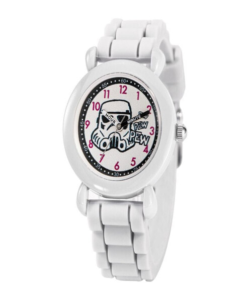 Часы и аксессуары ewatchfactory Наручные часы Disney Star Wars пластиковые белые силиконовые 32мм