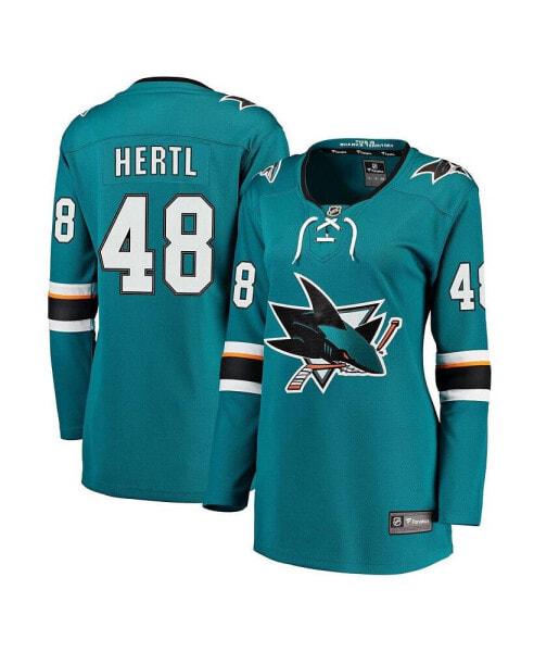 Women's Tomas Hertl Teal San Jose Sharks Home Premier Breakaway Player Jersey