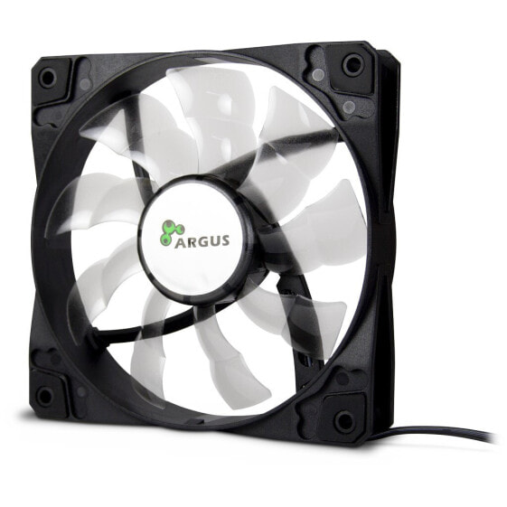 Inter-Tech Argus L-12025 - Fan - 12 cm - 1200 RPM - 59.46 cfm - Black