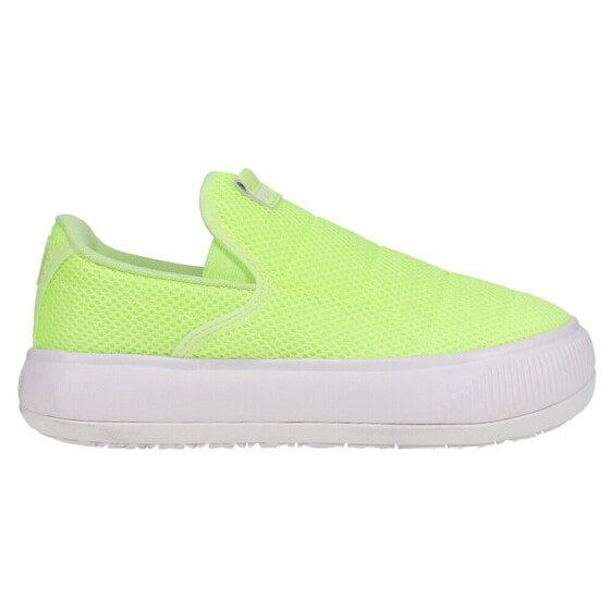 Puma Suede Mayu Mono SlipOn Womens Yellow Sneakers Casual Shoes 383967-02