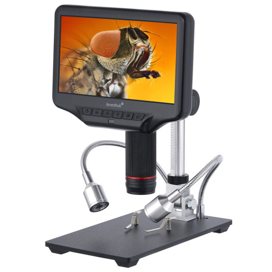 Levenhuk DTX RC4 - Digital microscope - Black - Metal - LCD - 17.8 cm (7") - MicroSD (TransFlash)