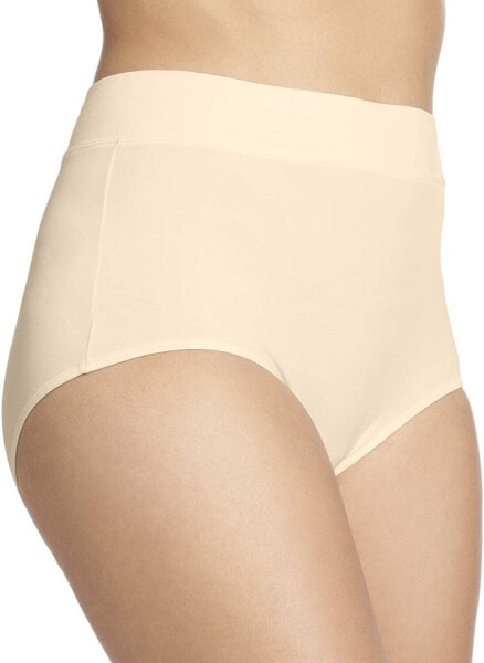 Warner's 187358 Womens Modern high rise Brief Panty Underwear Sand Size Large