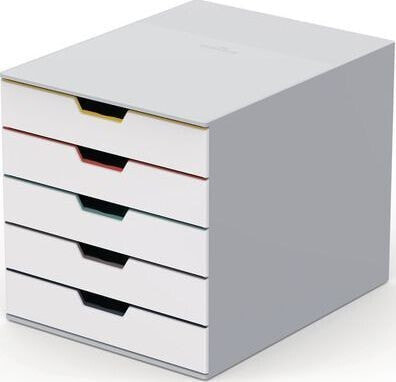 Durable DURABLE Schubladenbox VARICOLOR 5Fächer MIX mehrfbg