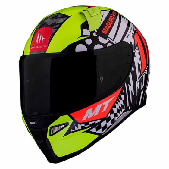 Шлем MT Helmets Revenge 2 Sergio Garcia A3 (Полнолицевой)