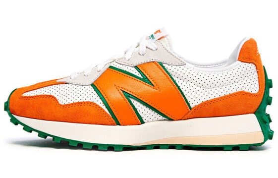 Кроссовки New Balance 327 Casablanca Orange (Белый, Оранжевый)