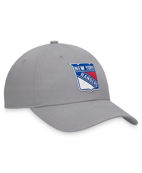 Men's Gray New York Rangers Extra Time Adjustable Hat