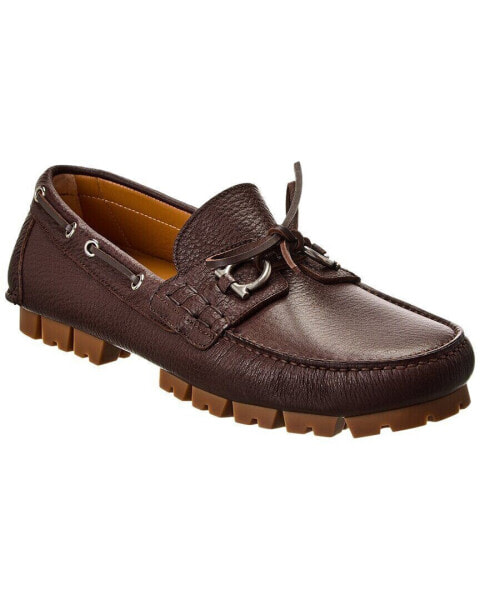 Ferragamo Giosue Leather Loafer Men's