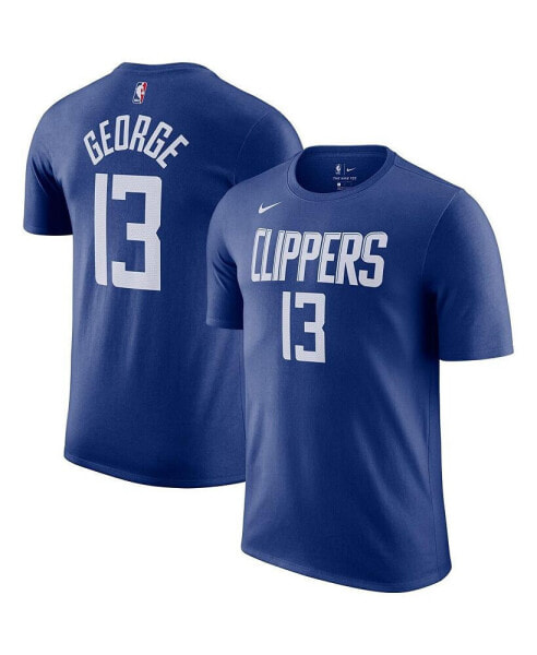 Men's Paul George Royal LA Clippers Name and Number T-shirt