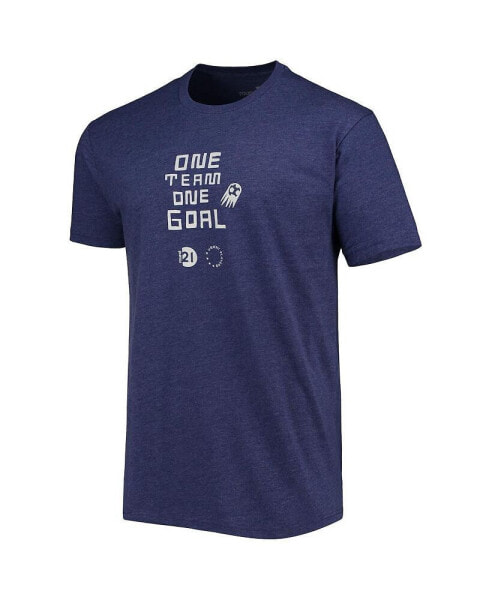 Men's Crystal Dunn Navy USWNT One Team One Goal T-shirt