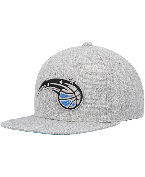 Men's Heather Gray Orlando Magic Hardwood Classics 2.0 Snapback Hat