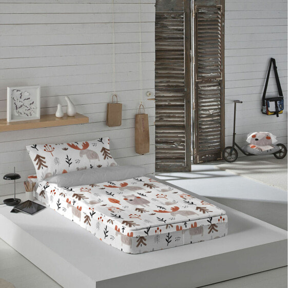 Комплект постельного белья на молнии с одеялом Icehome Wild Forest (90 кровать) (90 x 190/200 cm)
