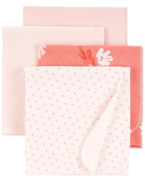 Baby 4-Pack Receiving Blankets One Size